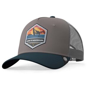 Born To Wakeboard Trucker Cap Gris Homme Gris One Size male