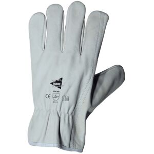 Manusweet paires de gants en cuir de bovin pleine fleur   taille 12