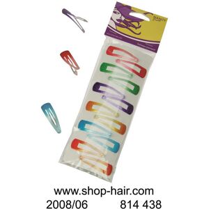 ShopHair Pinces Cheveux Colorées Clips X 12