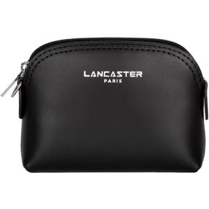 Porte monnaie en cuir Smooth Lancaster Noir