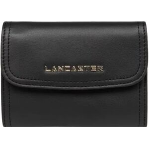 Portefeuille en cuir Mademoiselle Ana Lancaster Noir