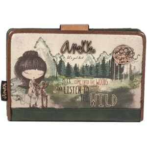 Petit portefeuille Canada Anekke Beige multi