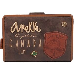 Petit portefeuille Canada Anekke Marron multi