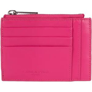 Porte cartes en cuir Paris PM Lancaster Rose