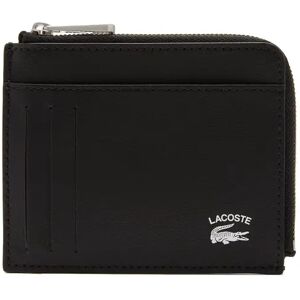 Porte cartes en cuir Lacoste Practice Noir