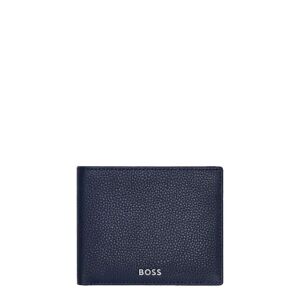 Portefeuille italien en cuir Classic Grained Hugo Boss Bleu