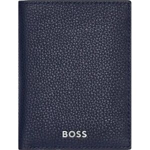 Boss Porte cartes en cuir Classic Grained Hugo Boss Bleu