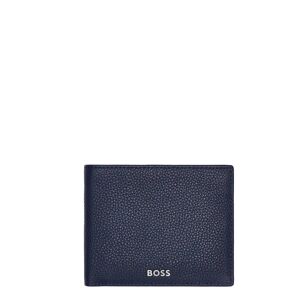 Boss Porte cartes en cuir Classic Grained Hugo Boss Bleu