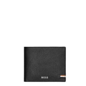 Boss Porte cartes en cuir Iconic Hugo Boss Noir