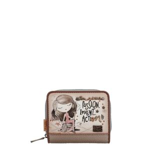 Anekke Porte monnaie Hollywood Anekke Beige multi