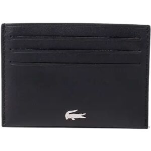 Porte-cartes en cuir 6 cartes FG Lacoste Noir - Publicité