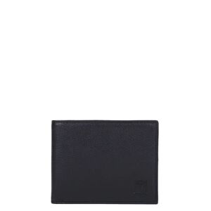 Bemon Portefeuille italien en cuir - 3 cartes (Couleur: Noir) Noir