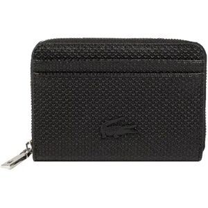 Porte monnaie en cuir Chantaco Lacoste Noir