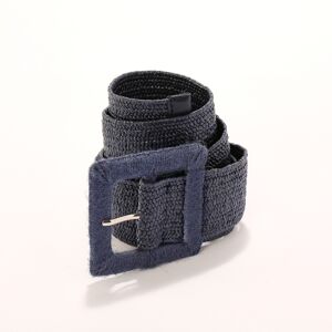 Blancheporte Ceinture Élastiquée, Boucle Carrée - Femme Bleu 46/52