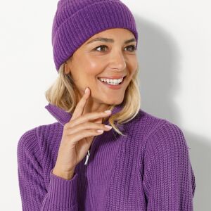 Bonnet en maille, uni - BlancheporteCe sublime bonnet a revers joue sur son confort et sa simplicite pour s'accorder a toutes vos tenues sans fausse note ! On l'adore pour sa douceur, son allure casual et sa gamme variee de coloris. Taille Taille UniqueVi