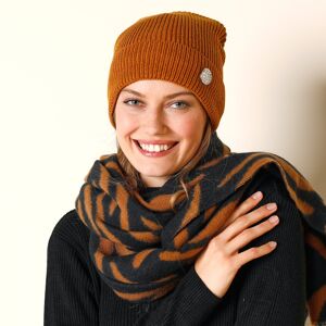 Blancheporte Bonnet bouton bijou - BlancheporteLe bonnet renouvelle son style en se féminisant d'un joli bouton strass et d'une maille brillante absolument craquante ! Un petit bijou prêt à vous offrir chaleur et style.Taille Taille UniqueMarron