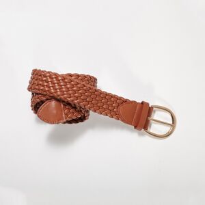 Blancheporte Ceinture Tressée Boucle Ovale - Femme Marron 42/46