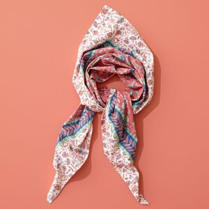 Foulard carré imprimé floral Indian Summer - BlancheporteDans les cheveux, autour du cou ou en ceinture... ce foulard multiplie les occasions de vous séduire. Véritable allié de mode, il apporte à votre tenue une touche de fantaisie en toute discrétion av - Publicité