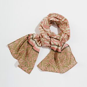 Blancheporte Foulard imprimé cachemire, 198 x 38 cm - coton - BlancheporteCe foulard est rehaussé d'un imprimé travaillé en subtilité dans un joli camaïeu de vert qui s’inscrit à merveille dans la tendance bohème chic. Dans les cheveux, autour du cou, nou