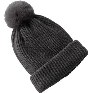 Blancheporte Bonnet en maille avec pompon - BlancheporteOn ne peut résolument pas se passer d'un bonnet à pompon ! Ce bonnet en maille complète un petit look décontracté avec charme !Taille Taille UniqueGris