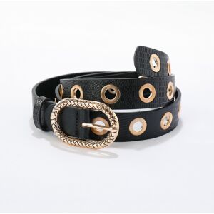 Ceinture effet ecailles, oeillets dores - BlancheporteA porter sans moderation, cet accessoire phare peaufinera vos plus beaux looks. On l'aime pour son design a la fois simple et tendance qui finit vos tenues. Pour un style ethnique-chic, optez pour une 