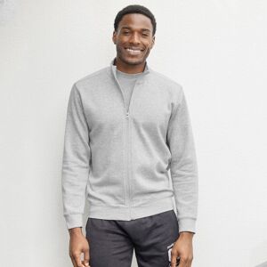 Blancheporte Sweat Entièrement Zippé Uni - Homme Gris L