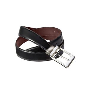 Blancheporte Ceinture Réversible Cuir - Homme Noir 100