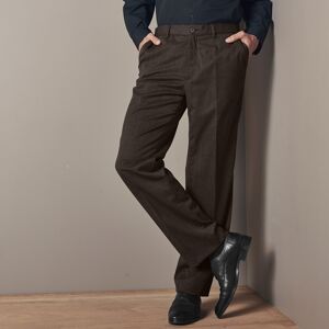 Blancheporte Pantalon Ceinture Ajustable Invisible - Polylaine - Homme Marron 50