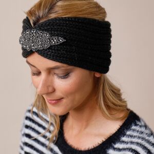 Blancheporte Headband en maille avec bijou - BlancheporteUne maille toute douce pour ce bandeau de tête orné d'un détail bijou ! Après le chapeau, le bonnet, le bandeau à bijou fait son entrée en scène pour parfaire un petit look hivernal !Taille Taille U