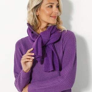 Blancheporte Écharpe en maille, unie - BlancheporteSa douceur incomparable, ses jolies finitions et sa maille chaleureuse font de cette écharpe l'accessoire tendance du moment, à marier à tous vos looks !TUViolet