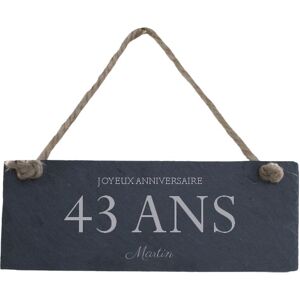 Cadeaux.com Plaque de porte personnalisable homme 43 ans