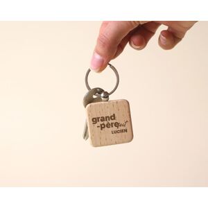Cadeaux.com Porte-clés en bois personnalisé - Grand Père-fect