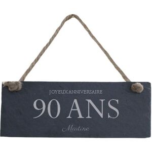 Cadeaux.com Plaque de porte en ardoise femme 90 ans