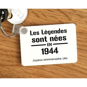 Cadeaux.com Porte-clés personnalisé - Les Légendes sont nées en 1944