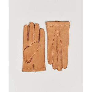 Hestra Henry Unlined Deerskin Glove Cognac