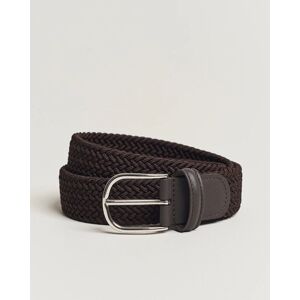 Anderson's Stretch Woven 3,5 cm Belt Brown - Publicité