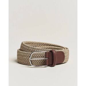 Anderson's Stretch Woven 3,5 cm Belt Beige - Publicité