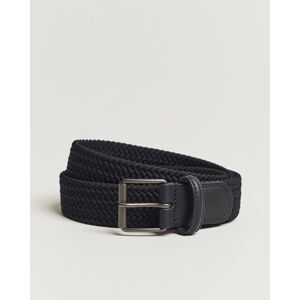 Anderson's Elastic Woven 3 cm Belt Navy - Publicité