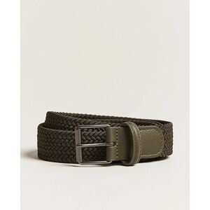 Anderson's Elastic Woven 3 cm Belt Military Green - Publicité