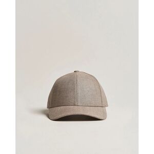 Varsity Headwear Linen Baseball Cap Argent Khaki