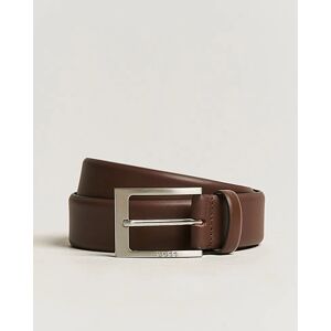 Boss Barnabie Leather Belt 3,5 cm Dark Brown