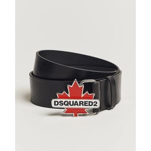 Dsquared2 Leaf Plaque Belt Black