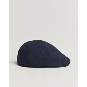 Wigéns Pub Cap Melton Wool Blue Melange