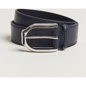 Ralph Lauren Purple Label Darwin Leather Belt Navy Calf