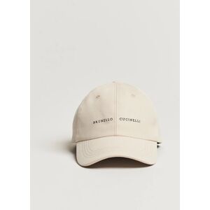 Brunello Cucinelli Cotton Baseball Cap Light Beige