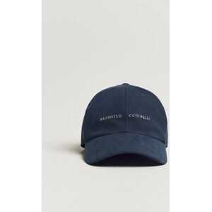 Brunello Cucinelli Cotton Baseball Cap Navy