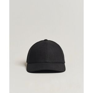 Varsity Headwear Linen Baseball Cap Licorice Black