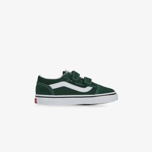 Vans Old Skool V - Bébé vert/blanc 22 unisexe