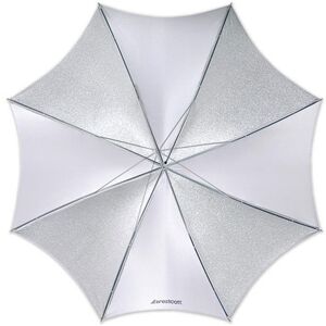 WESTCOTT Parapluie Collapsible 109cm Argenté