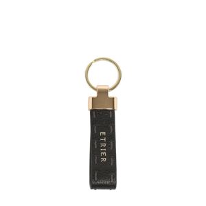 Porte-clefs Tradition Cuir Etrier Noir